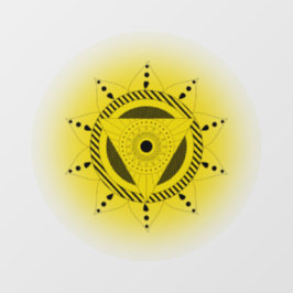 Solar Plexus Chakra Fensteraufkleber