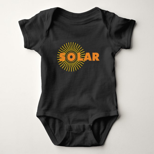 Solar Power Sun Baby Strampler (Vorderseite)