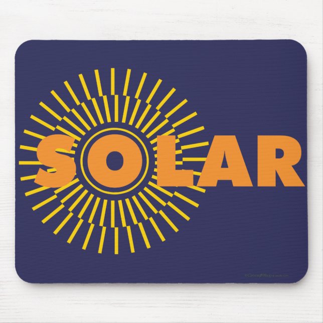 Solar Power Sun Mousepad (Vorne)