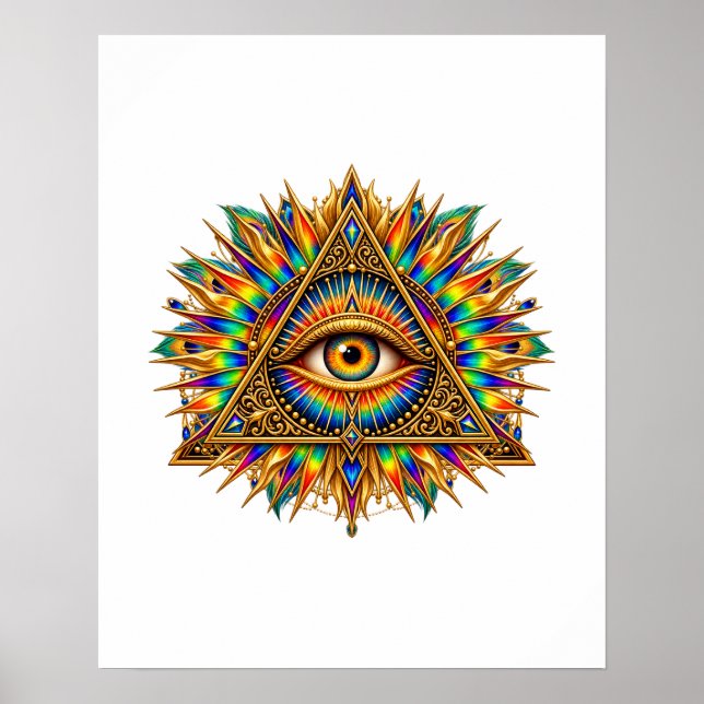 Solar Sentinel Eye Poster (Vorne)