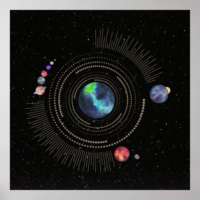 Solar Sistem Poster (Vorne)