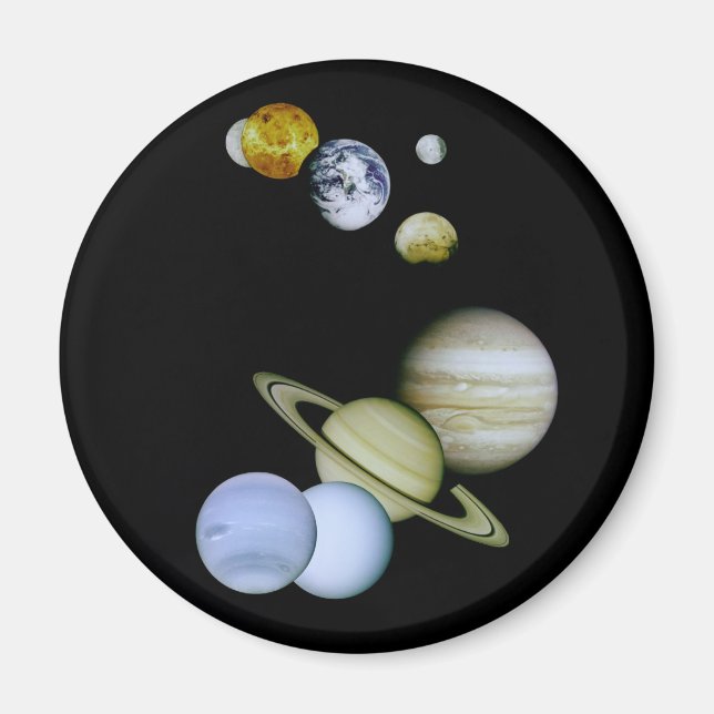 Solar System Magnet Space - Astronomie Wissenschaf (Vorne)
