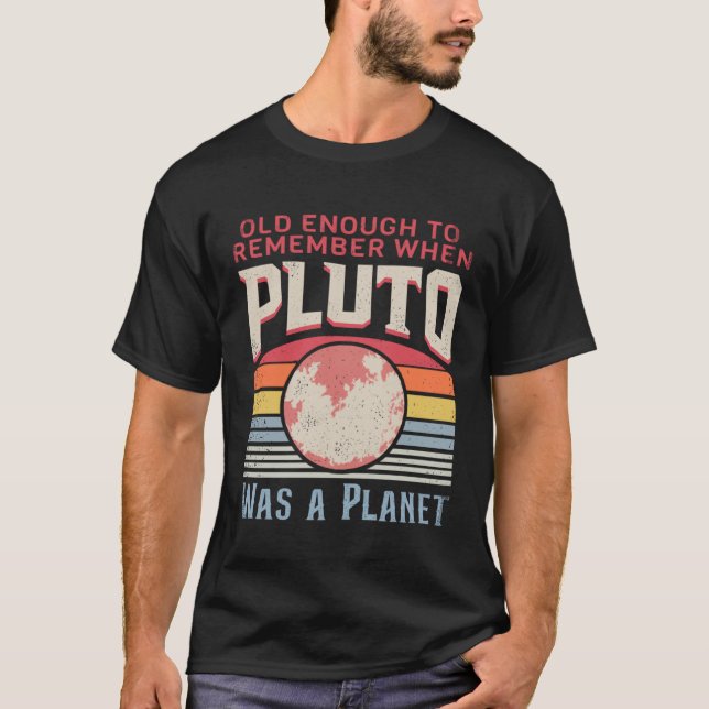 Solar System old enough Pluto Space and Planets Sc T-Shirt (Vorderseite)