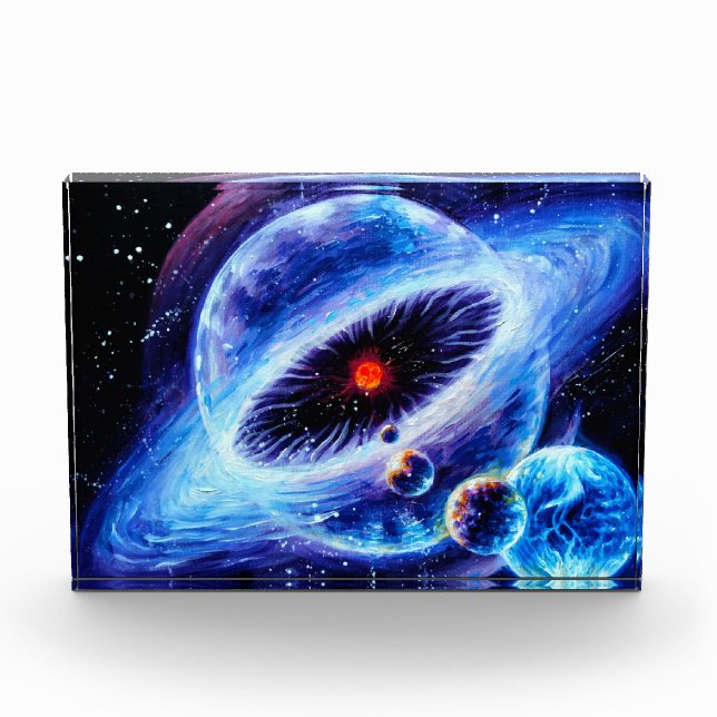 Solar system   paperweight fotoblock (Vorderseite)