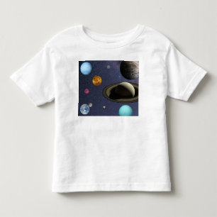 Solar system planets kleinkind t-shirt