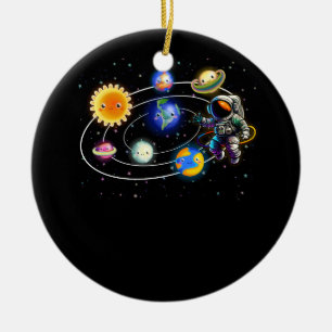 Solar System Planets Science Space Astronaut Unifo Keramik Ornament