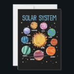 Solar System Planets Science Space Boys Girls STEM Einladung<br><div class="desc">Solar System Planets Science Space Boys Girls STEM</div>