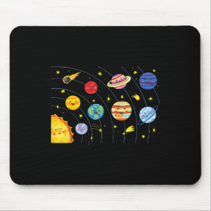 Solar System Planets Science Space Boys Girls Stem Mousepad