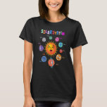 Solar System Planets Science Space Boys Girls Stem T-Shirt<br><div class="desc">Solar System Planets Science Space Boys Mädchen Stem Kids.</div>