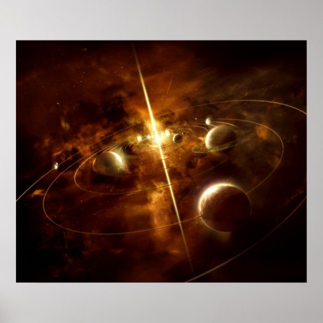Solar System Poster (Vorne)