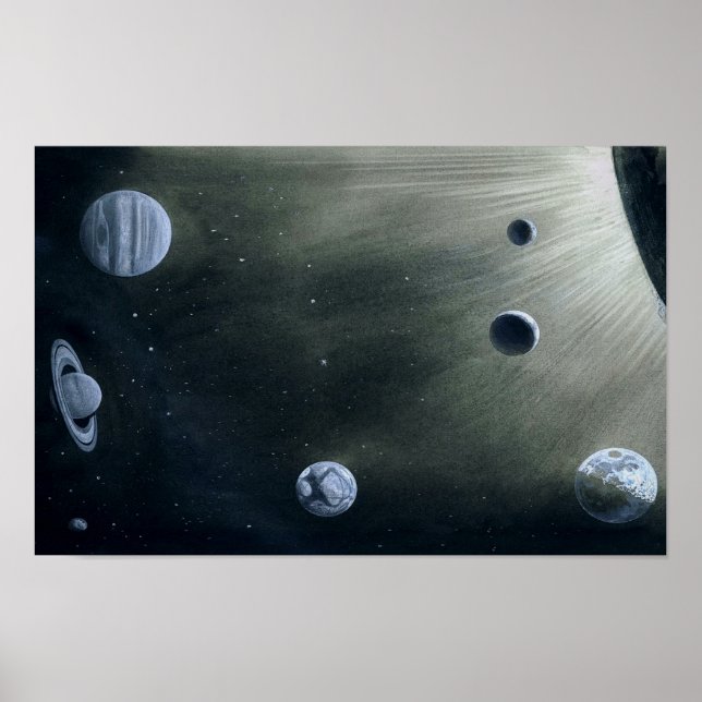 solar system poster (Vorne)