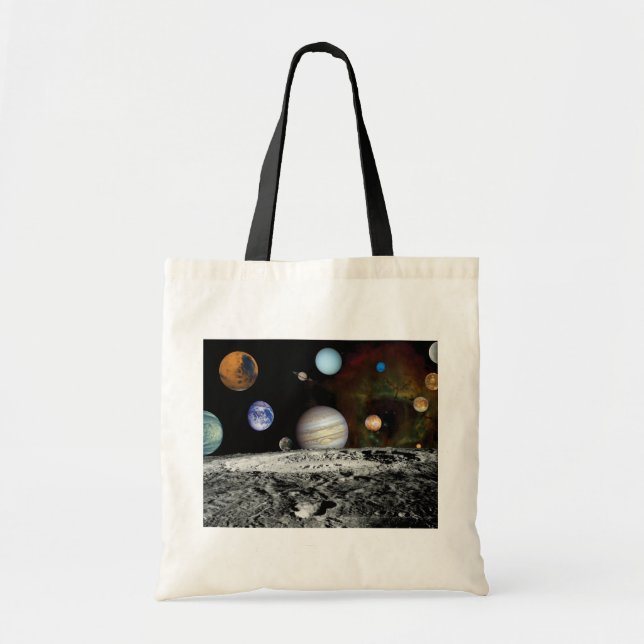 Solar System Voyager-Bilder Montage Space-Fotos Tragetasche (Vorne)