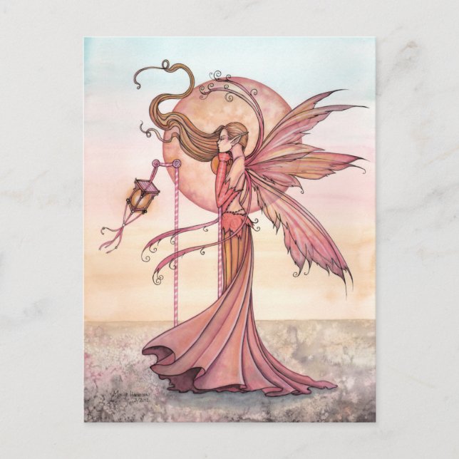 Solara Fairy Fantasy Art von Molly Harrison Postkarte (Vorderseite)