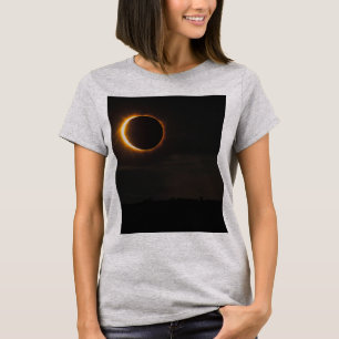 Solare Eclipse Frauen tagsüber kosmische Vibes T-Shirt