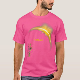 Solare Katze Sonnenfinsternis Betrachtung Totalitä T-Shirt