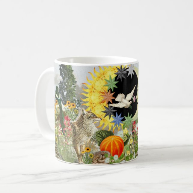 Solareklipse-klassische Café-Tasse Kaffeetasse (Vorderseite Links)