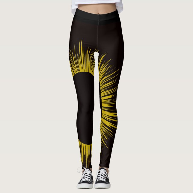 Solareklipse-Leggings Leggings (Vorderseite)