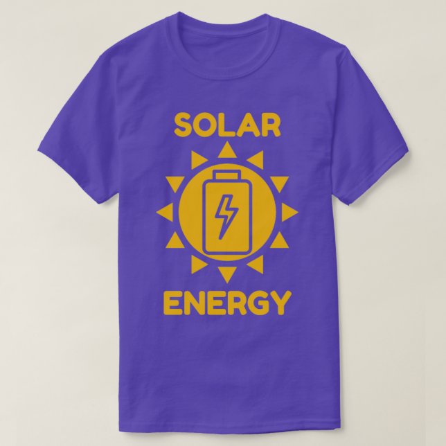 Solarenergie 5 T-Shirt (Design vorne)