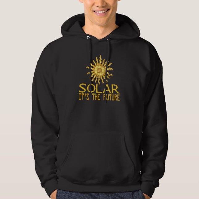 Solarenergie Hoodie (Vorderseite)