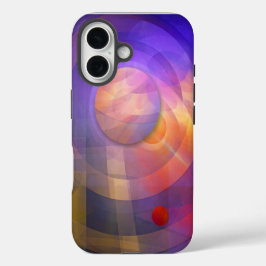 Solarenergie, künstlerisch abstrakt iPhone 16 hülle