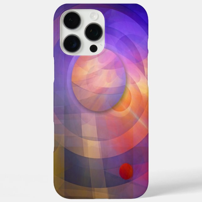 Solarenergie, künstlerisch abstrakt iPhone 16 pro max hülle (Rückseite)