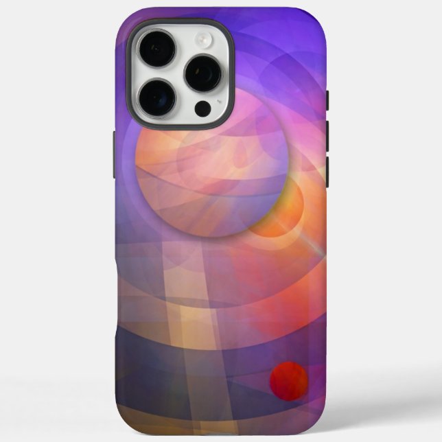 Solarenergie, künstlerisch abstrakt iPhone 16 pro max hülle (Rückseite)