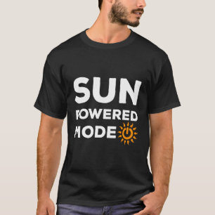 Solarenergie mit Strom aus erneuerbaren Energieque T-Shirt