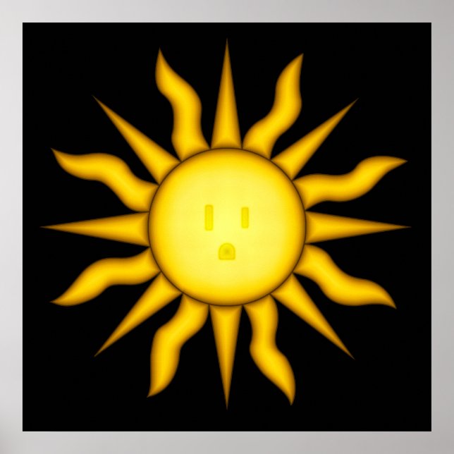 Solarenergieposter Poster (Vorne)