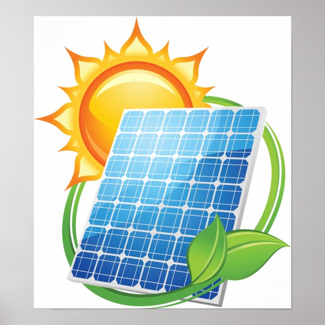 Solarenergieposter Poster (Vorne)