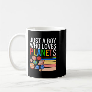 Solares Astronomiesystem nur ein Junge, der Planet Kaffeetasse