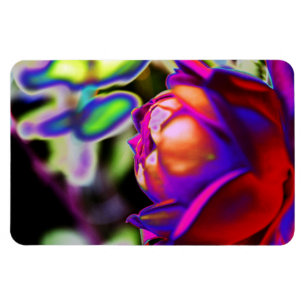 Solarisierte Rose von Shirley Taylor Magnet