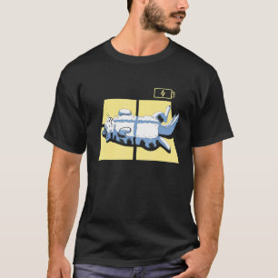 Solarladung Lustige Katze Faul Für Katzenliebhaber T-Shirt