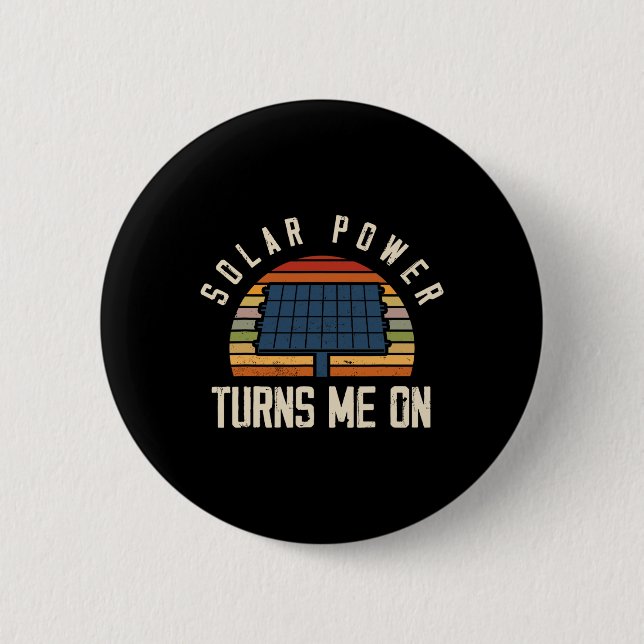 Solarpaneel Solar Energy Solar Power Button (Vorderseite)