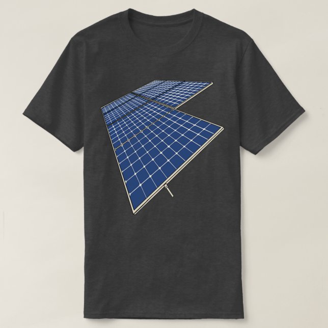 Solarpaneele für erneuerbare Energien T-Shirt (Design vorne)