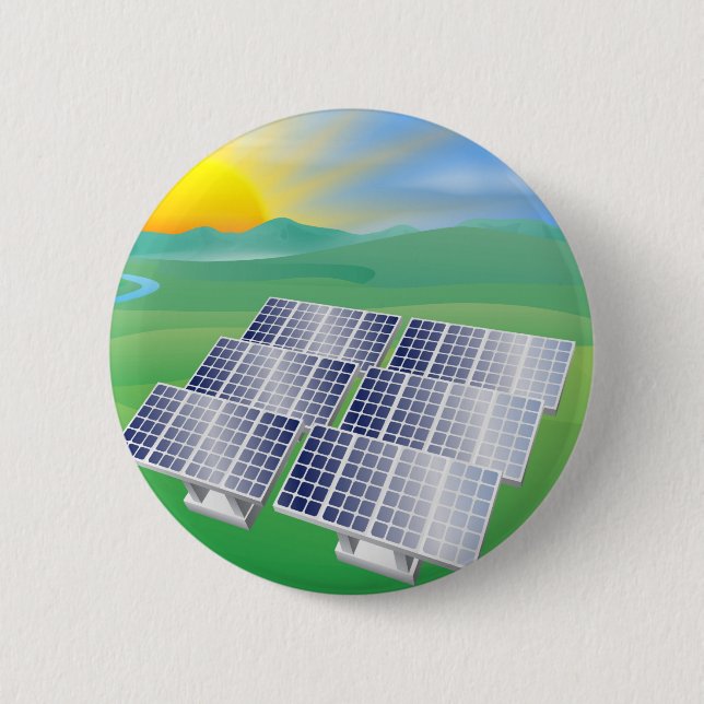 SolarPowerenergieillustration Button (Vorderseite)