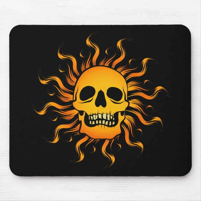 Solarschädel Mousepad (Vorne)