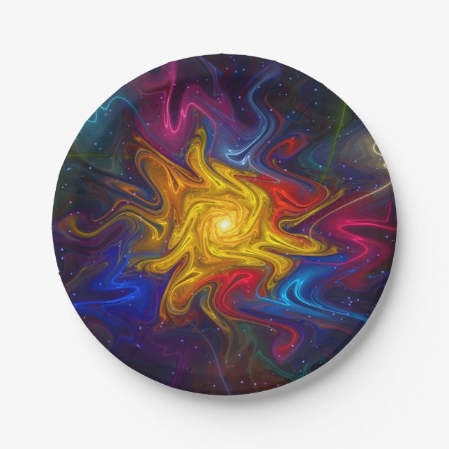 Solarspektrum Pappteller (Vorderseite)