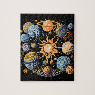 Solarsystem-Grafikdesign