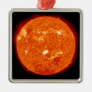 Solartätigkeit auf dem Sun 2 Ornament Aus Metall