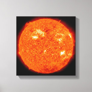 Solartätigkeit auf dem Sun 3 Leinwanddruck
