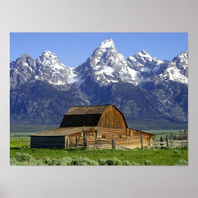 Solarzelle in Grand Tetons Poster (Vorne)