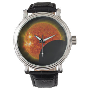 Solarzellen-Eclipse in Arbeit Armbanduhr