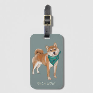 Solch Wow! Süße Doge Shibe  Gepäckanhänger