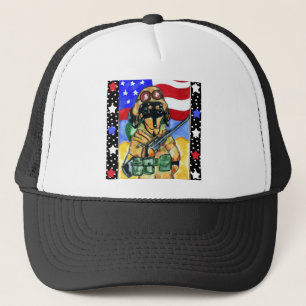 Soldat-Dachshund Truckerkappe
