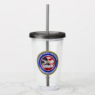 Soldat der Armee für Infanterie Acryltrinkbecher
