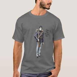 Soldat der Gewerkschaft des zivilen Krieges mit Ri T-Shirt