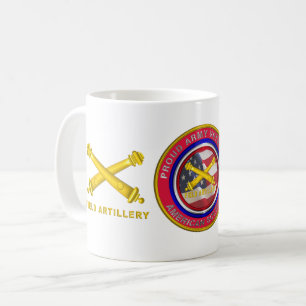 Soldat der Proud Army Veteran Field Artillery Kaffeetasse