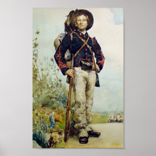 Soldat der zivilen Kriegszeit Poster