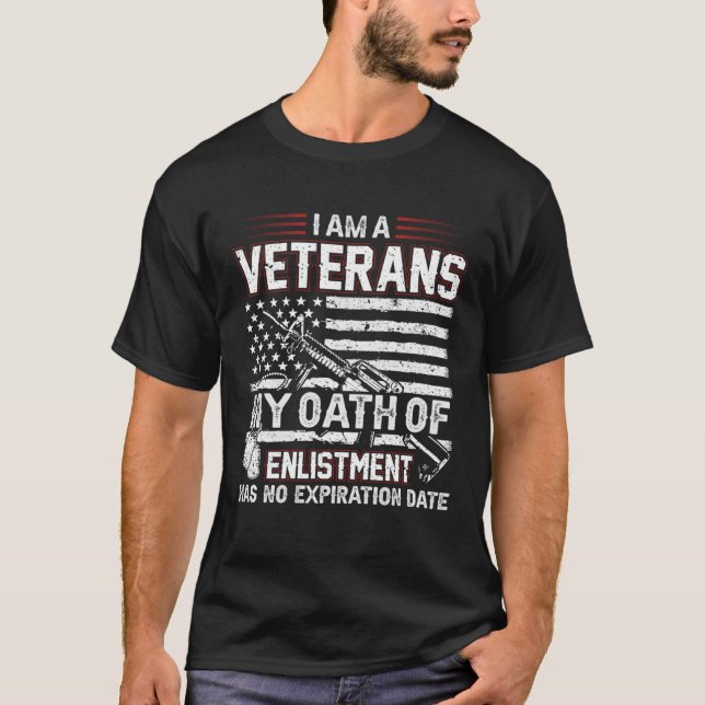 Soldat Ehrenamt Amerika Einberufung hat keinen Abb T-Shirt (Vorderseite)