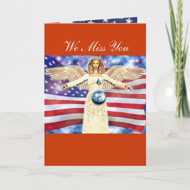 Soldat-Engel Karte (Vorderseite)